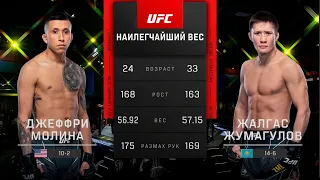 UFC Vegas 56 Жалгас Жумагулов vs Джефф Молина | Обзор Боя Жумагулов vs Молина | Zhumagulov vs Molina