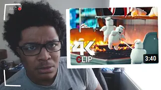 Baby Pufts Marshmallow Man Attack Scene | GHOSTBUSTERS 3 AFTERLIFE (NEW 2021) Movie CLIP REACTION!