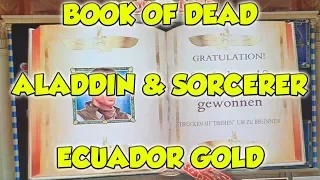 Book of Dead, Aladdin and the Sorcerer, Ecuador Gold FREISPIELE auf 1€ - Online Spielothek HD