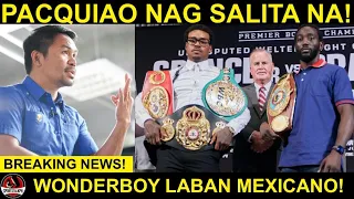 Pacquiao PREDIKSYON sa Crawford vs Spence! | Wonderboy MEXICANO ang sunod na kalaban!