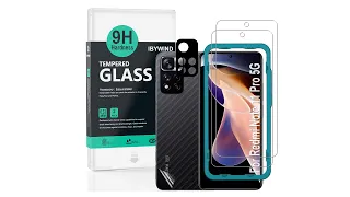 Redmi Note 11 Pro+ Tempered glass ibywind Protector With Easy Install Kit