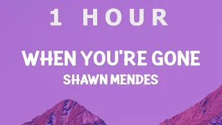 [ 1 HOUR ] Shawn Mendes - When You’re Gone (Lyrics)