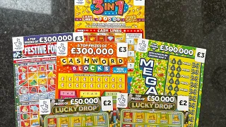 £20 national lottery scratch card session with a random mix of scratch cards 💜