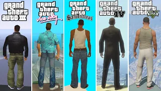 Jumping From The Highest Points In All GTA Games Comparison