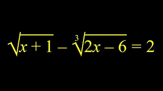 Solving a very radical equation. An algebraic challenge.