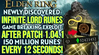 Elden Ring - New LORD RUNE GLITCH Breaks The Game | 150 MILLION+ RUNES in 12 SECONDS! | AFTER PATCH