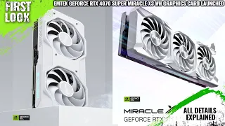 Emtek GeForce RTX 4060 Miracle White Graphics Card Launched - Explained All Spec, Features And More