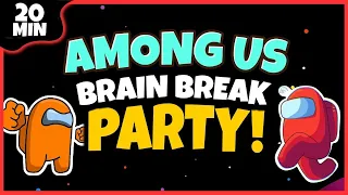 Among Us Brain Break Party | Brain Breaks | Freeze Dance | Just Dance