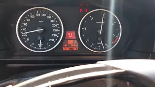 2005 BMW e60 525D 130kw Acceleration 0-100 km/h