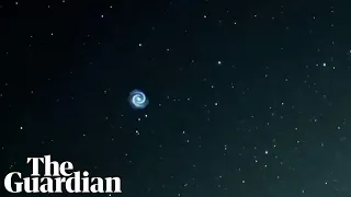 Bizarre 'whirlpool' appears in night sky above Hawaii