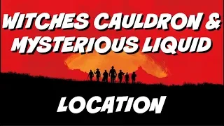 Red Dead Redemption 2 | Witches Cauldron & Mysterious Liquid Location | Easter Egg