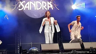 Sandra "Maybe Tonight" with special kiss for me!!! :-)  (Lublin, Poland)