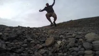 Downhill Descent of the Ubehebe Creater (Death Valley)