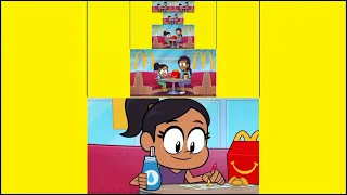 McDonald's Teen Titans Go! Commercials Side By Side Comparison 4