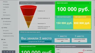 Видео 19. Аналитические отчеты в CRM   Битрикс24, Bitrix24