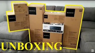 SONY Sound System 7.2 Channel Receiver STR-DN1080 & Speakers SS-CS3 Surround Sound UNBOXING