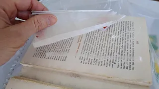 Как вклеить выпавшие страницы в книгу с помощью чайных пакетиков