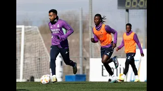 Real Madrid Training 28 Feb: The team continues preparing the Clásico de Copa | Rodrygo is back ✅