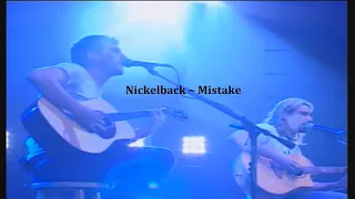 Nickelback ~ Mistake ~ 2002 ~ Live Video, At Home in Edmonton