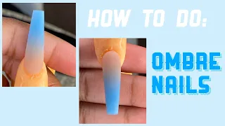 How to do a Ombre Nail | Beginner Tutorial | Quick & Easy