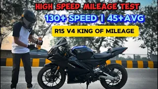 R15 V4 Speed Mileage Test | Yamaha R15 V4 Shocking Review