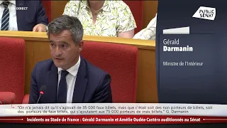 Stade de France: "Il y a eu des gestes inappropriés et disproportionnés", reconnait Gérald Darmanin