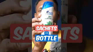 Sachets vs Bottle #shorts