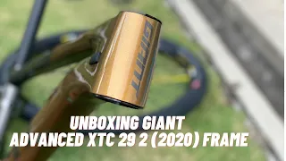 UNBOXING GIANT XTC Advanced 29 2 (2020) Frame