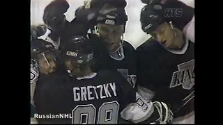 Dmitri Khristich's goal vs Capitals from Gretzky's pass (20 oct 1995)
