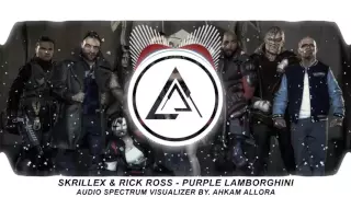 Skrillex & Rick Ross - Purple Lamborghini - Audio Spectrum Visualizer