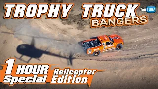 Trophy Truck Bangers || 1-Hour Special || Helicopter Edition