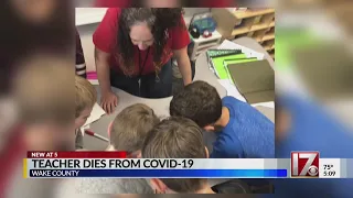 Apex family, community mourning after teacher, mom dies from COVID-19
