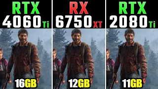RTX 4060 Ti (16GB) vs RX 6750XT vs RTX 2080Ti | 1080p & 1440p | New Games Benchmarks in 2023