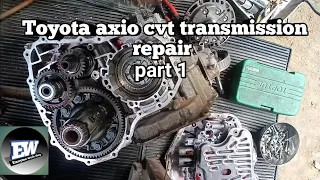 Toyota Axio 2007 CVT transmission repair and inspection. #1