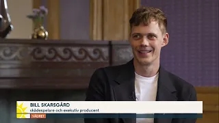 Nyhetsmorgon interview with Bill Skarsgård May 1, 2022