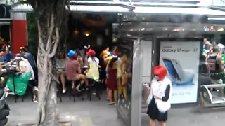 Purim Tel-Aviv 2016. Buszból