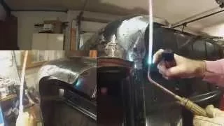 Shrinking Steel Sheet Metal Made Easy with an Oxy-Acetylene Torch