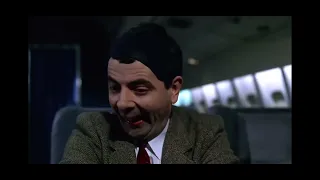 Mr Bean Does a popping bag