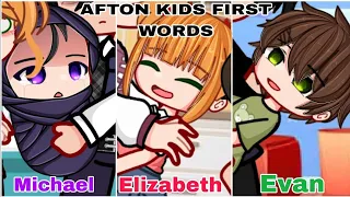 FNAF Skit [The Afton Kids' First Words] NOT OG‼️