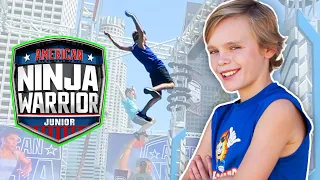 Jack Races on American Ninja Warrior Jr! BTS