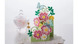 Canvas Project: Spring Flower Tri-Fold Card