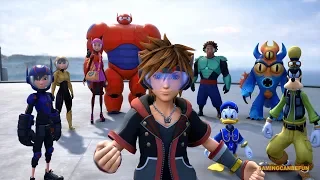 Kingdom Hearts 3 MOVIE | Disney's Big Hero 6 (HIGH FRAME RATE SERIES IN 4K)