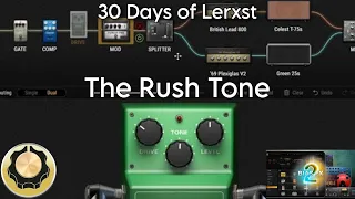 My All Purpose Alex Lifeson Tone Preset in Bias FX2 Guitar Software. 30 Days of Lerxst (Day 9)
