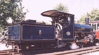 Two 1893 Hunslets in action on Ffestiniog Railway 1996-2000