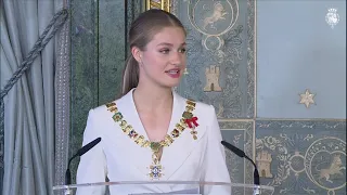 Palabras Su Alteza Real la Princesa de Asturias en el acto de imposición del Collar de Carlos III
