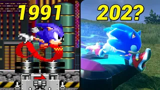 Evolution of Sonic Dash Pad (1991-2023)