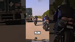 Police Chase Ends with Biker in Tears