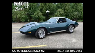 1974 Big Block 4-speed Corvette Stingray For Sale at Coyote Classics!!