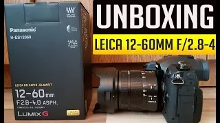 Panasonic Leica DG 12-60mm f2.8-4 Unboxing