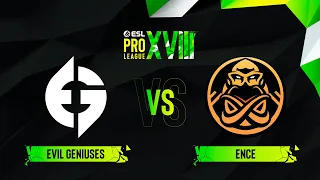 Evil Geniuses vs. ENCE - Map 2 [Nuke] - ESL Pro League Season 18 - Group B